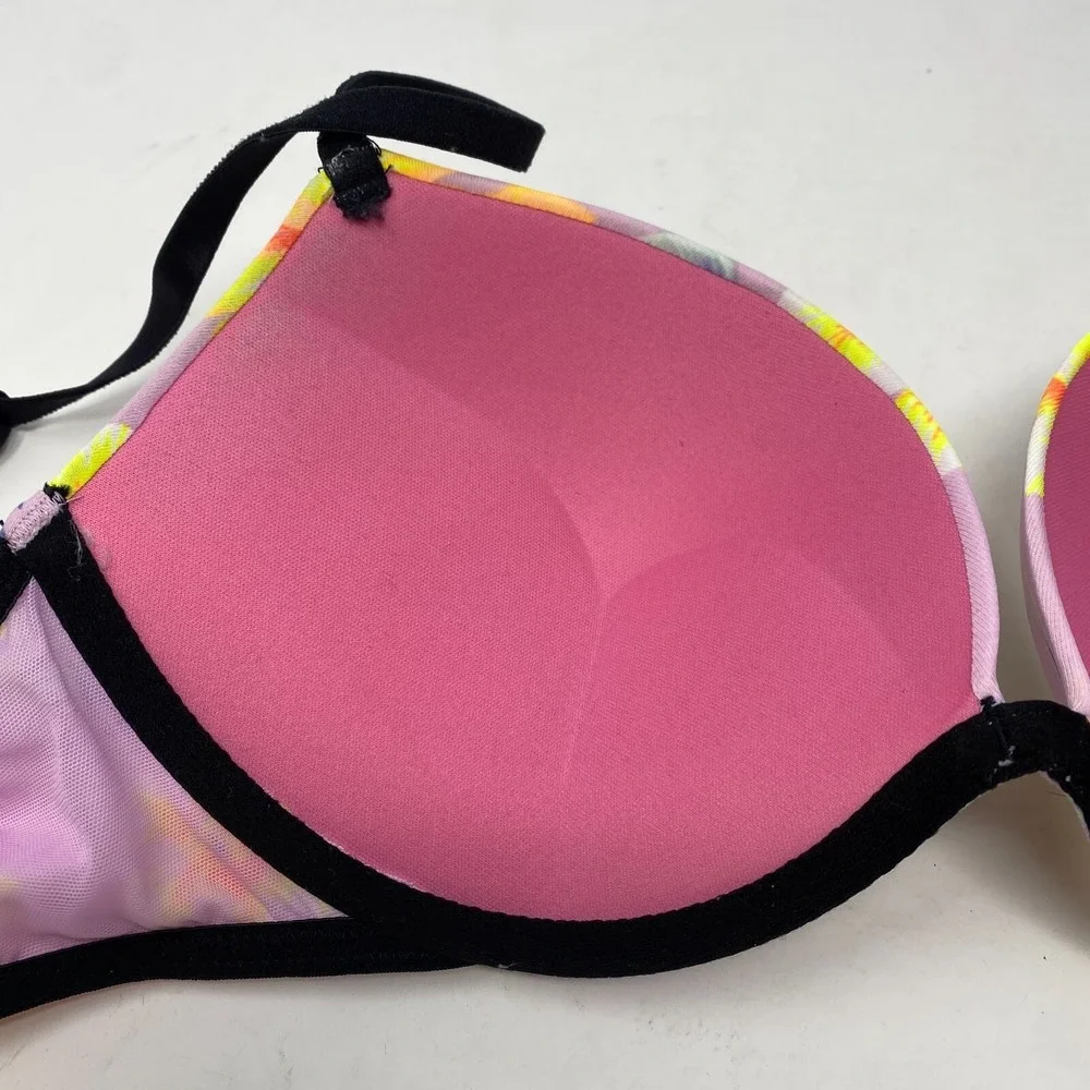 Victoria's Secret PINK Floral Bra with Flowers Women's Size‎ Size 32D